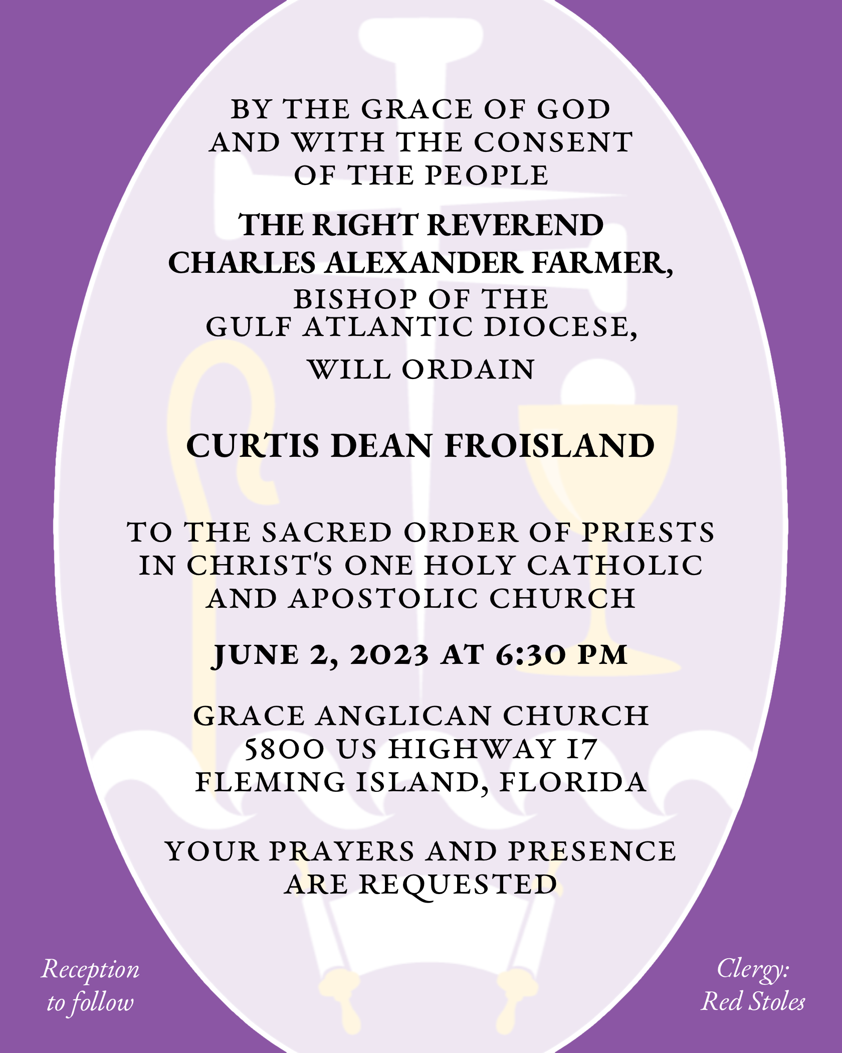 Featured image for “Ordination of Curtis Froisland to the Presbyterate”
