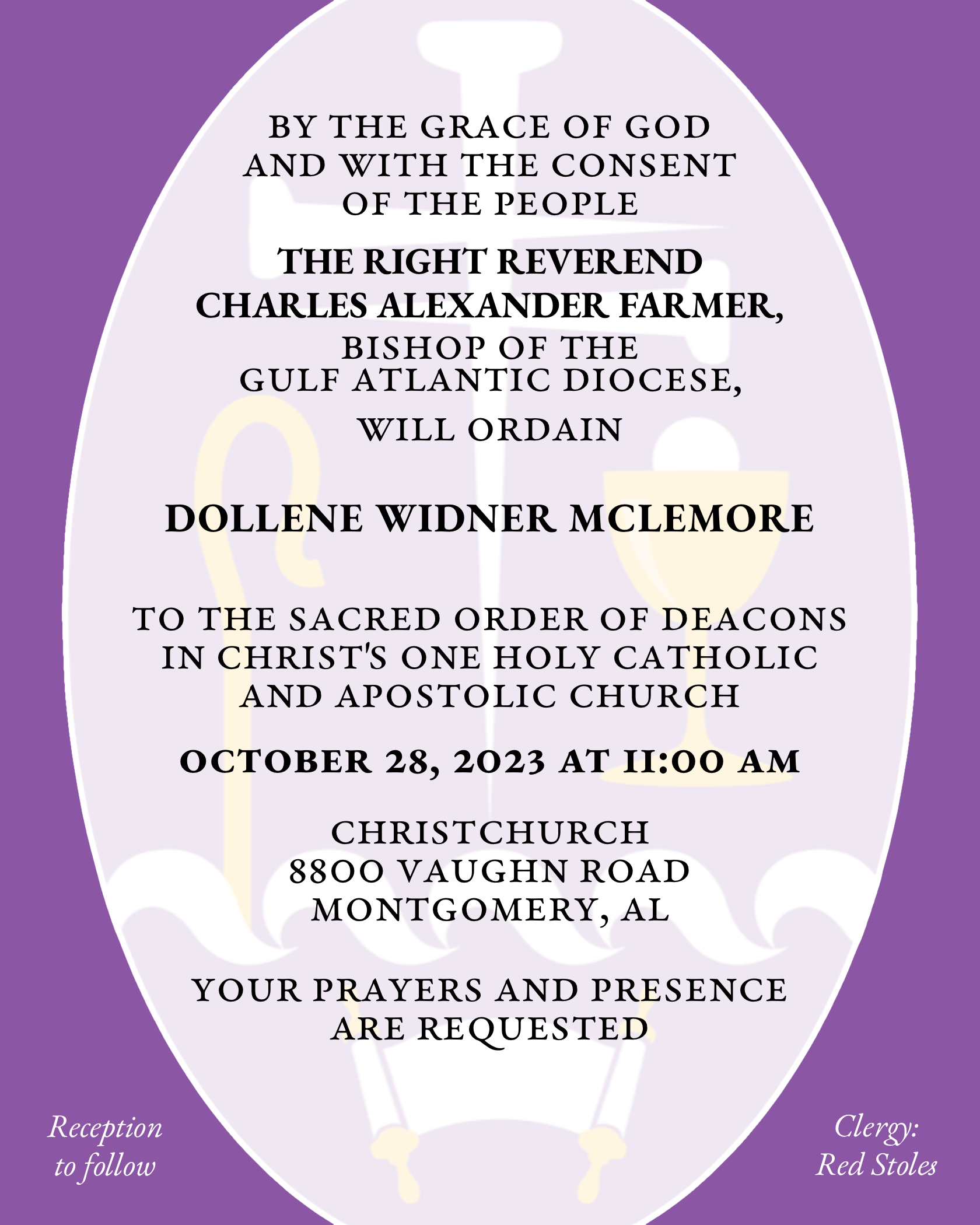 Featured image for “Ordination of Dolly McLemore to the Diaconate”