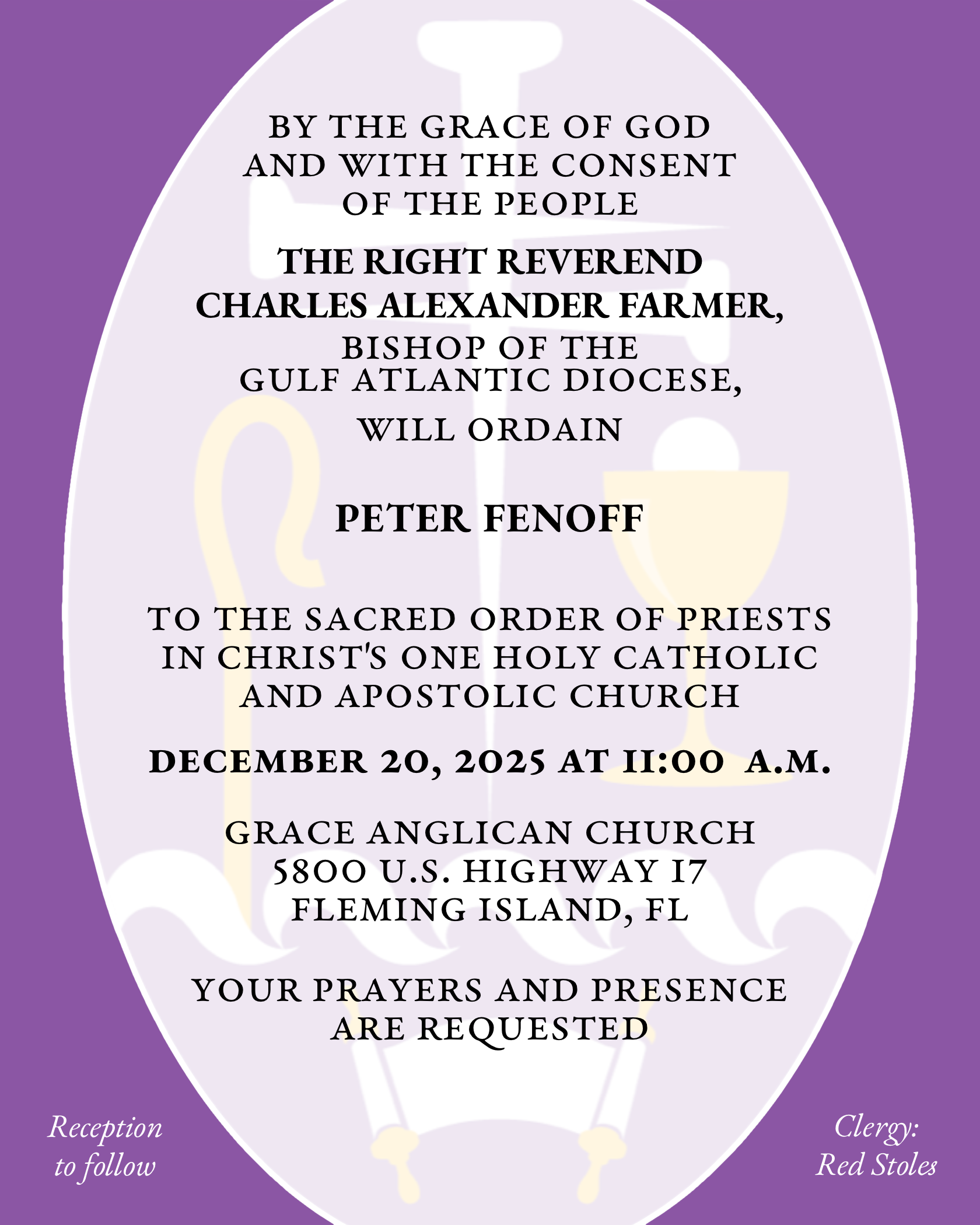 Featured image for “Ordination of Peter Fenoff to the Priesthood”